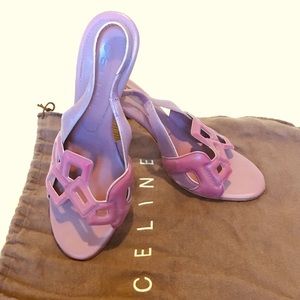 Celine Sling Back Heel Sandals